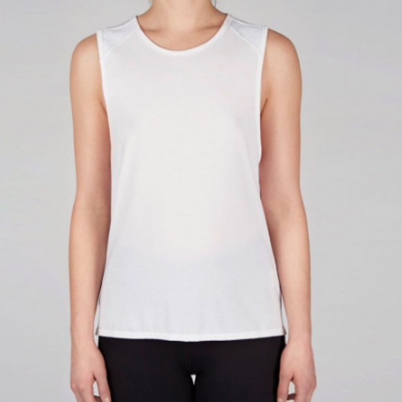 Urban Savage Cut Out Tank, White - NEW w/ tags - Picture 2 of 3